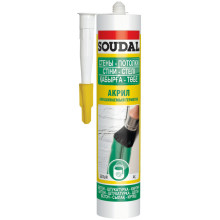 Герметик акриловий Soudal 280 мл, білий