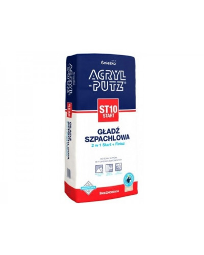 Шпаклівка гіпсова Sniezka Acryl-Putz ST10 Start (2в1), 20 кг
