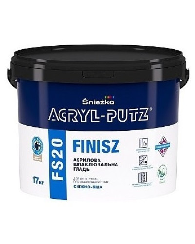 Шпаклівка Sniezka Acryl-Putz, фінішна, 27кг