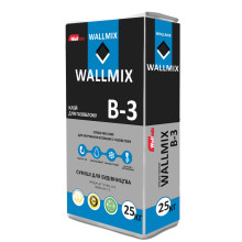 Клей Wallmix B-3 для газоблоку 25 кг