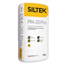 Штукатурка гіпсова універсальна Siltek PМ-20 Pro, 25 кг